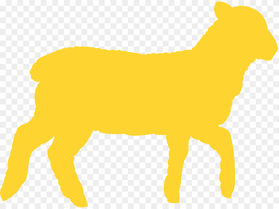 Lamb Silhouette, Animal, Livestock, Mammal, Sheep Free Png