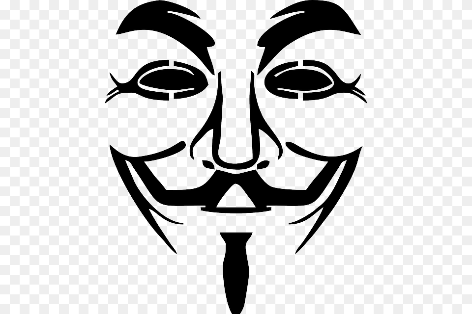 Lambdas Are Anonymous Guy Fawkes Mask, Person, Stencil Png