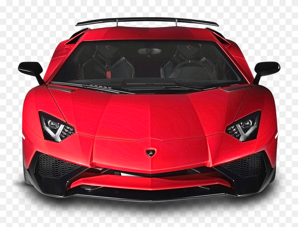 Lamborghini Aventador Red Car Purepng Lamborghini Aventador Front, Coupe, Sports Car, Transportation, Vehicle Free Png Download