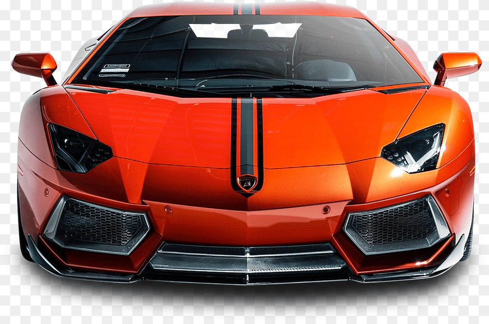 Lamborghini Car Front Transparent Lamborghini Front View, Coupe, Sports Car, Transportation, Vehicle Png Image