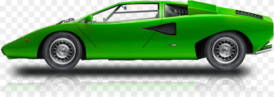 Lamborghini Countach, Alloy Wheel, Vehicle, Transportation, Tire Free Png