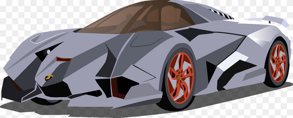 Lamborghini Egoista Clipart, Wheel, Machine, Car, Vehicle Free Png