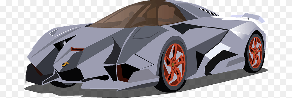 Lamborghini Egoista Clipart Lamborghini Aventador, Wheel, Machine, Car, Vehicle Free Png