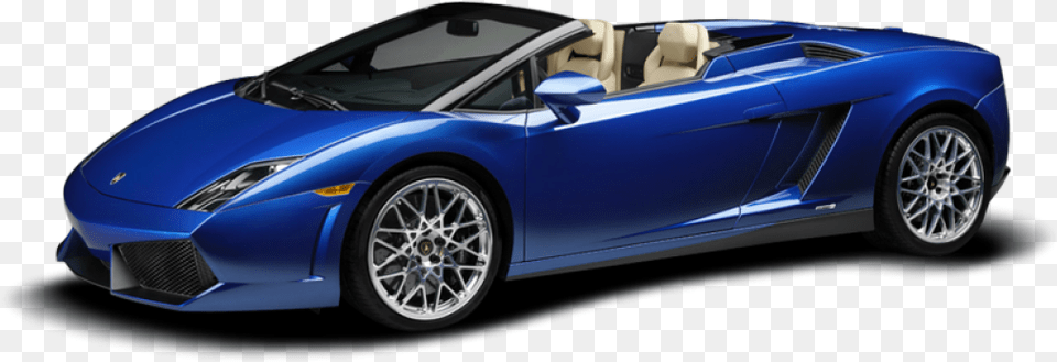 Lamborghini Gallardo Convertible Blue, Car, Vehicle, Transportation, Wheel Png