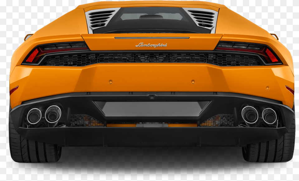 Lamborghini Huracan Back, Mustang, Car, Vehicle, Coupe Png