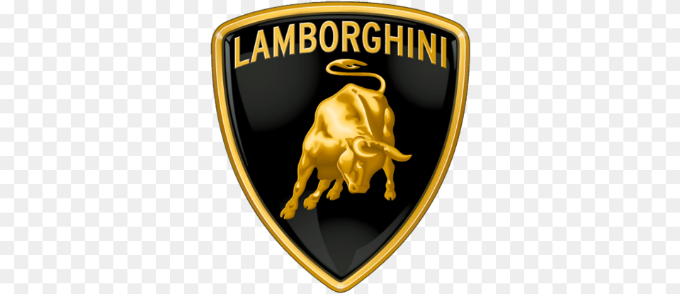 Lamborghini Lamborghini Logo White Background, Badge, Symbol, Emblem Free Png Download