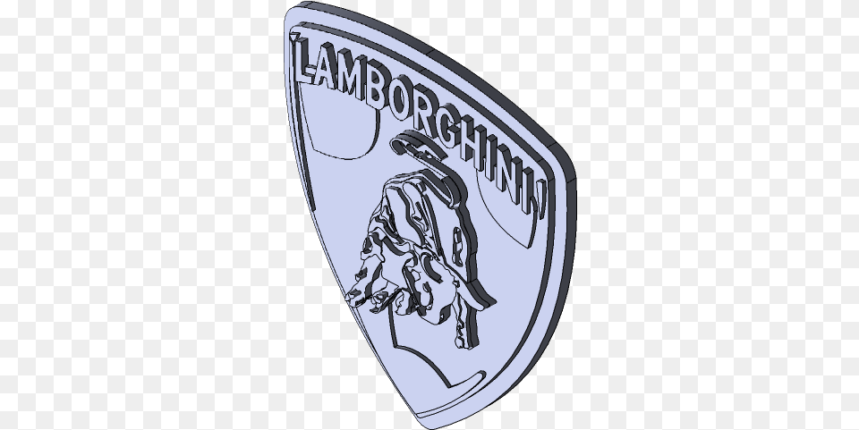 Lamborghini Logo Emblem, Badge, Symbol, Smoke Pipe Free Png Download