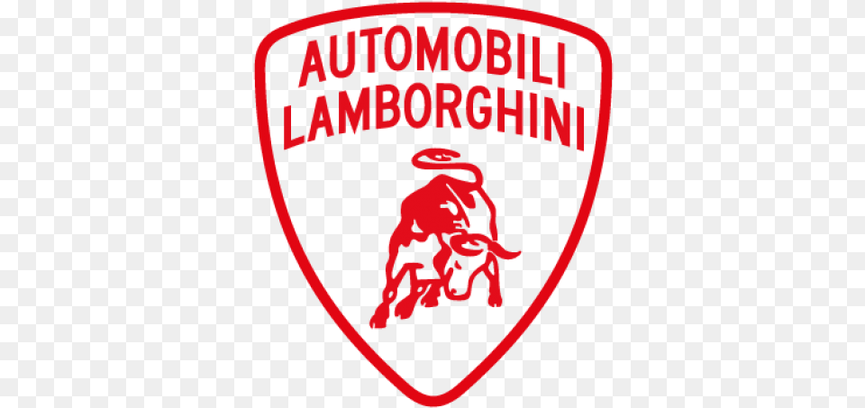 Lamborghini Logo Vector Lamborghini Logo Black And White, Badge, Symbol, Emblem, Baby Png Image