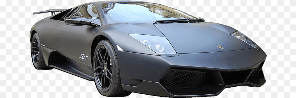 Lamborghini Murcielago Matte Black, Alloy Wheel, Vehicle, Transportation, Tire Free Png