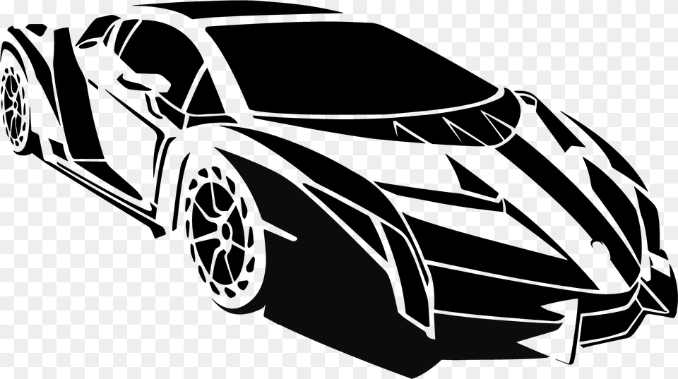 Lamborghini Silhouette Vector Vector Of Lamborghini, Animal, Sea Life, Fish Png Image