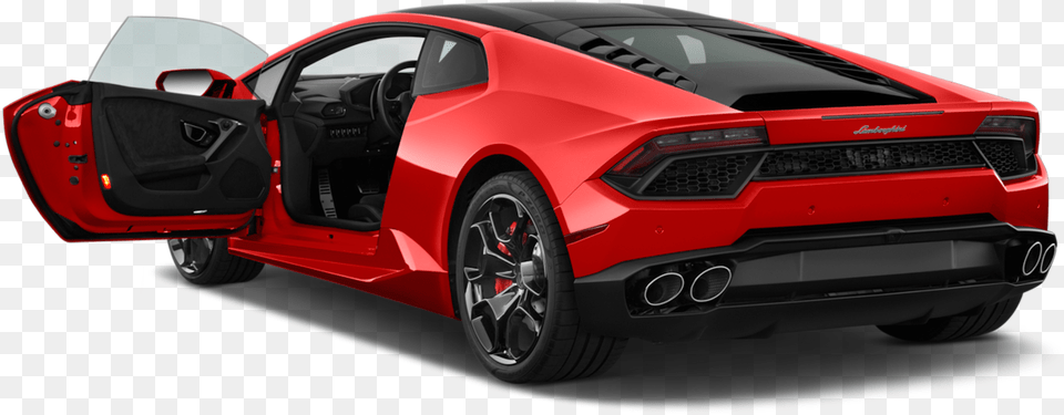 Lamborghini Sport Car Red Lamborghini Huracan Doors, Wheel, Vehicle, Coupe, Machine Free Transparent Png