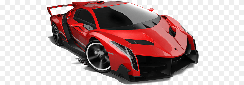 Lamborghini Veneno Red Hot Wheels Ferrari F430 Scuderia 1, Car, Sports Car, Vehicle, Transportation Free Transparent Png