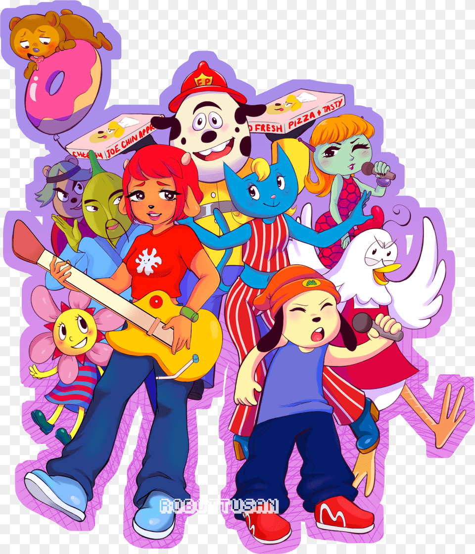 Lammy N Parappa Parade Parappa The Rapper Free Png