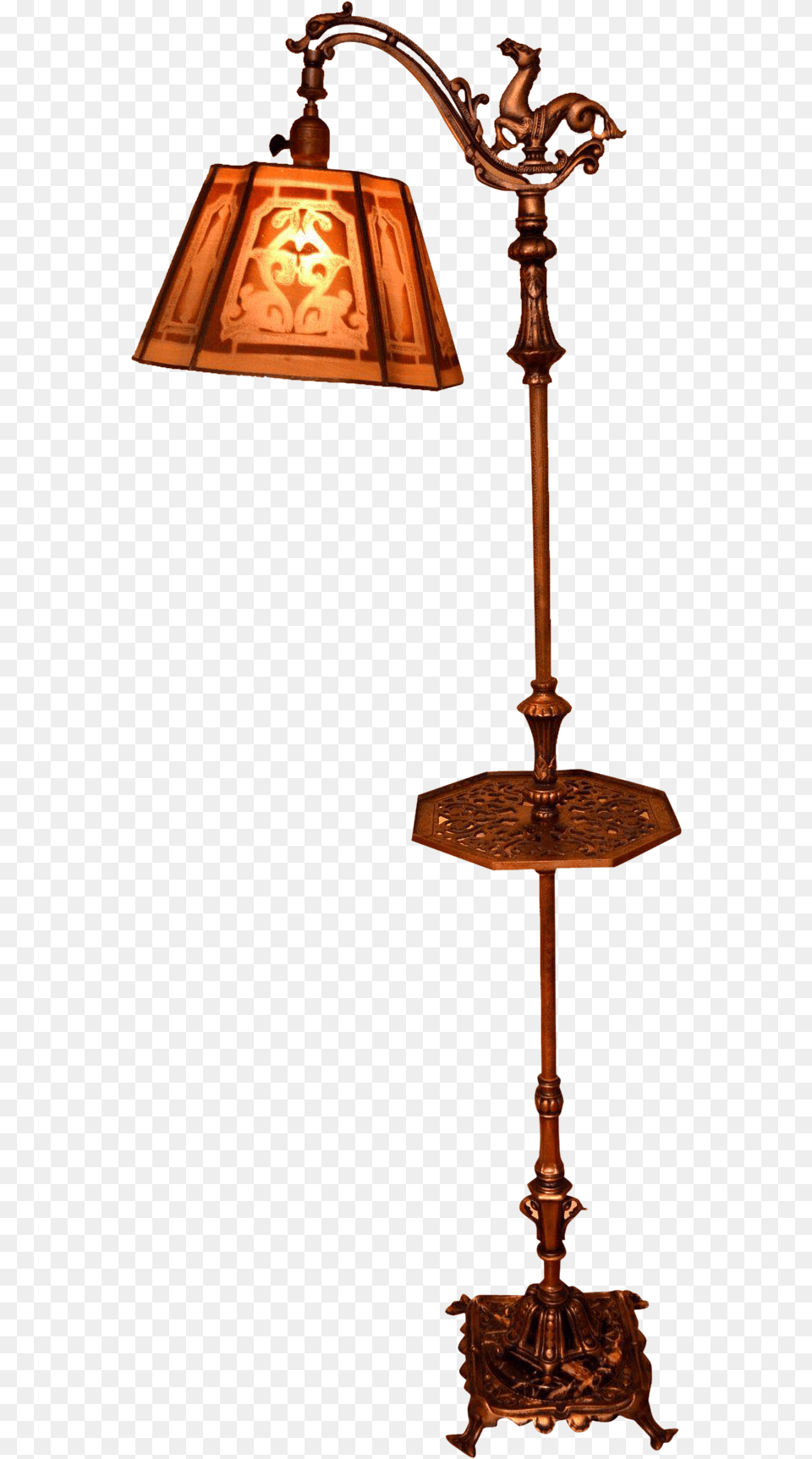 Lamp, Lampshade, Bronze Free Transparent Png