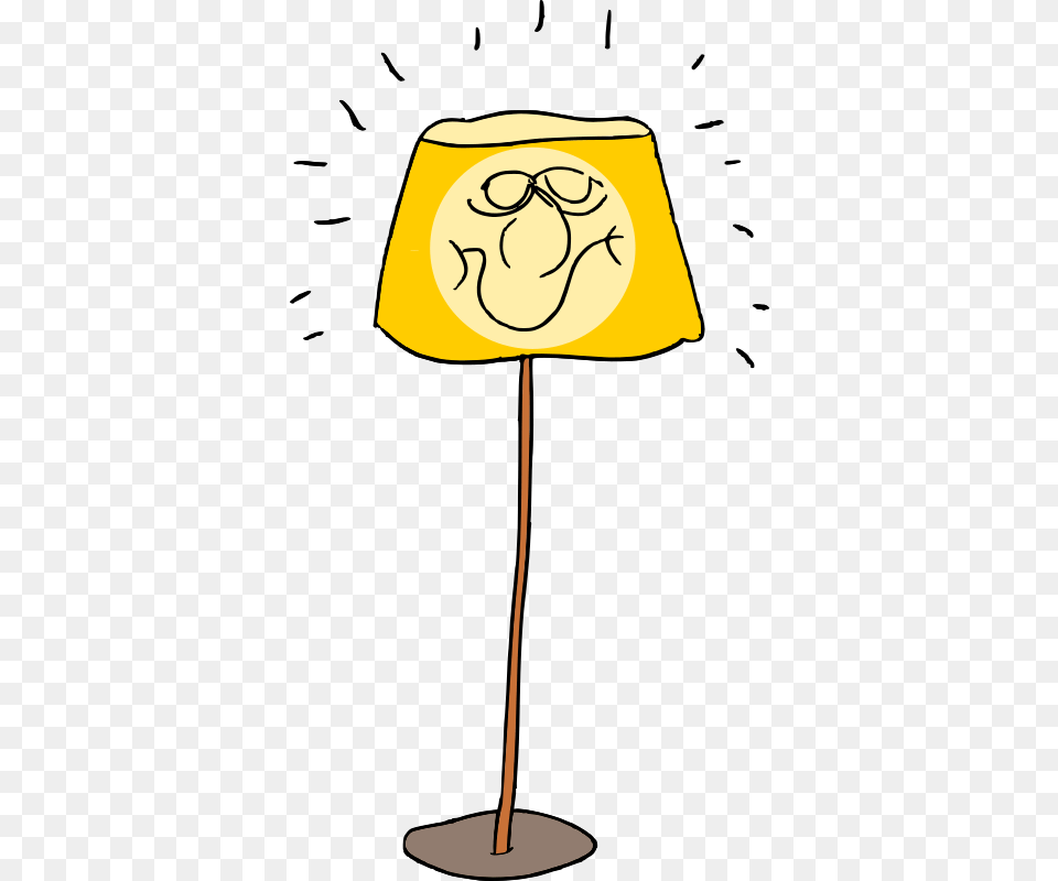 Lamp, Lampshade, Face, Head, Person Free Png Download