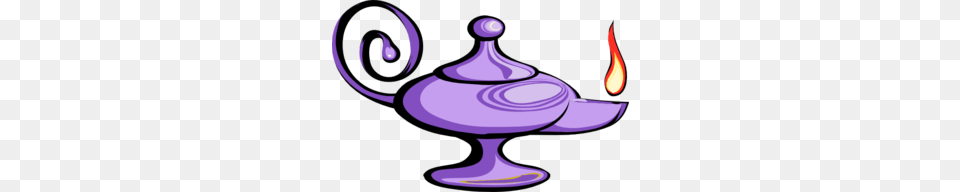 Lamp Aladdin Wishes Purple Clip Art, Pottery, Cookware, Pot, Glass Free Png Download