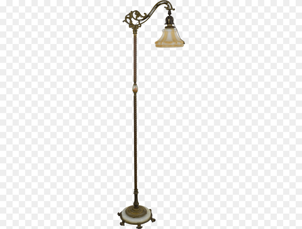 Lamp Brass Torchiere Floor Lamp Antique Chrome Floor Torchre, Lampshade Free Png