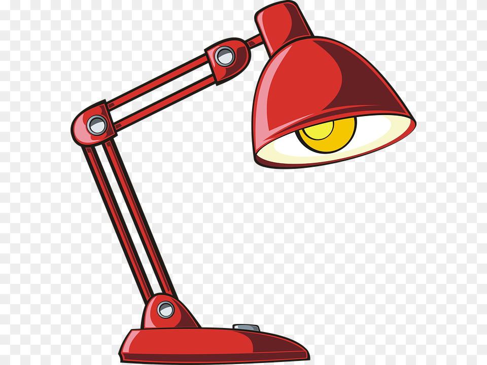 Lamp Desk Lamp Bulb Lighting Drawing Graphics, Table Lamp, Lampshade Png