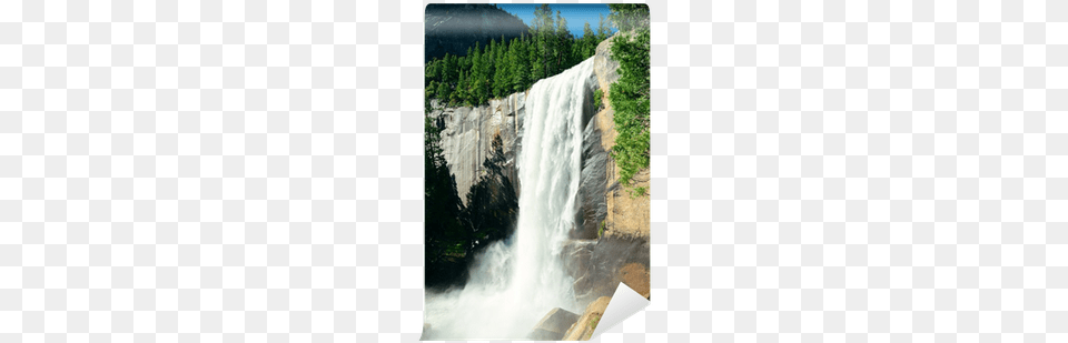 Lamp In A Box Waterfalls In Yosemite National Park, Nature, Outdoors, Water, Waterfall Png