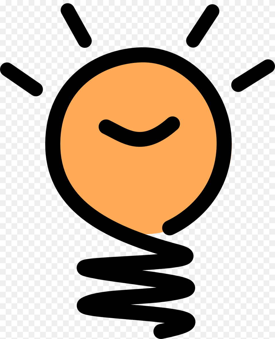 Lamp Lit Thought Vector Graphic On Pixabay Light Bulb Idea, Coil, Spiral, Lightbulb, Smoke Pipe Free Png Download
