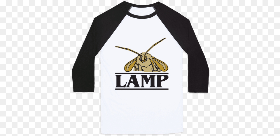 Lamp Moth Stranger Things Parody Baseball Tee Petyr Baelish T Shirt, Clothing, Long Sleeve, Sleeve, Animal Png Image