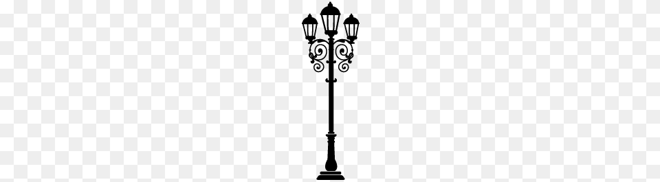 Lamp Post Drawing, Gray Png