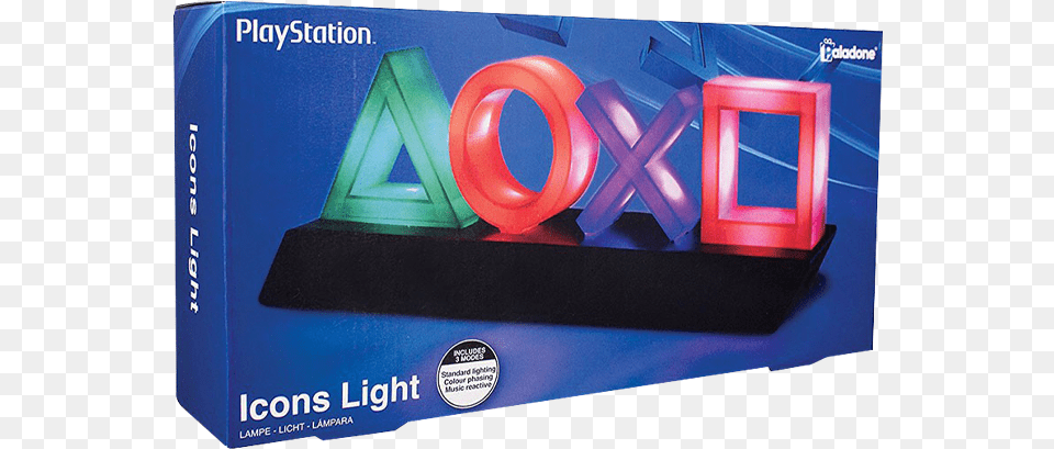 Lampa Led Playstation Icons Buttons Black Paladone Pe Darwinmd Led Light Icon Playstation, Appliance, Device, Electrical Device, Microwave Free Png