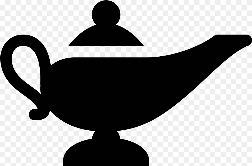 Lampe Magique Icon Magic Lamp Clip Art, Gray Png