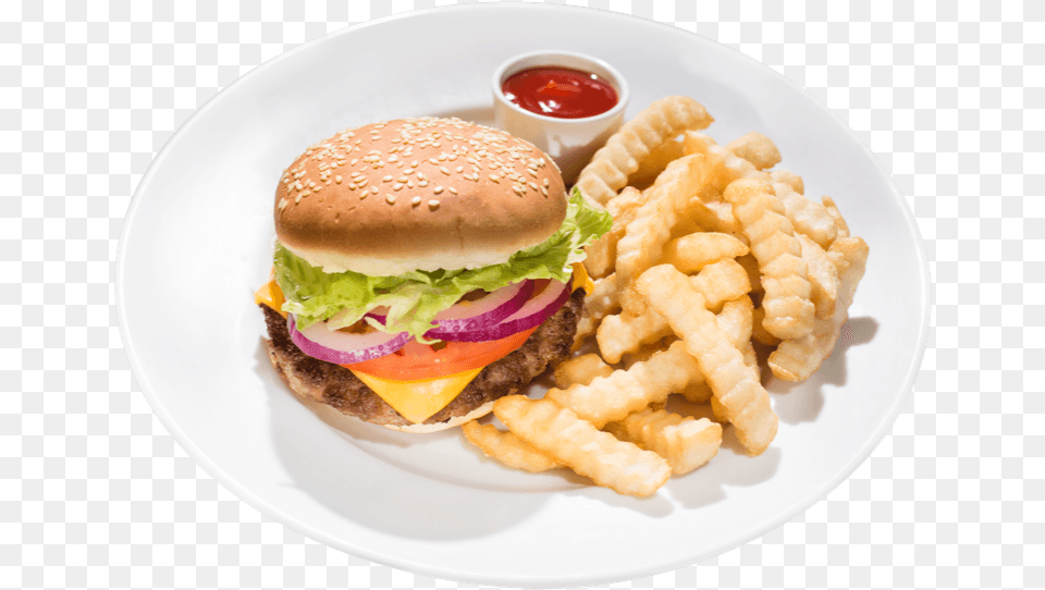 Lampl Hawaiian Barbecue Burger, Food, Ketchup, Food Presentation, Fries Free Transparent Png