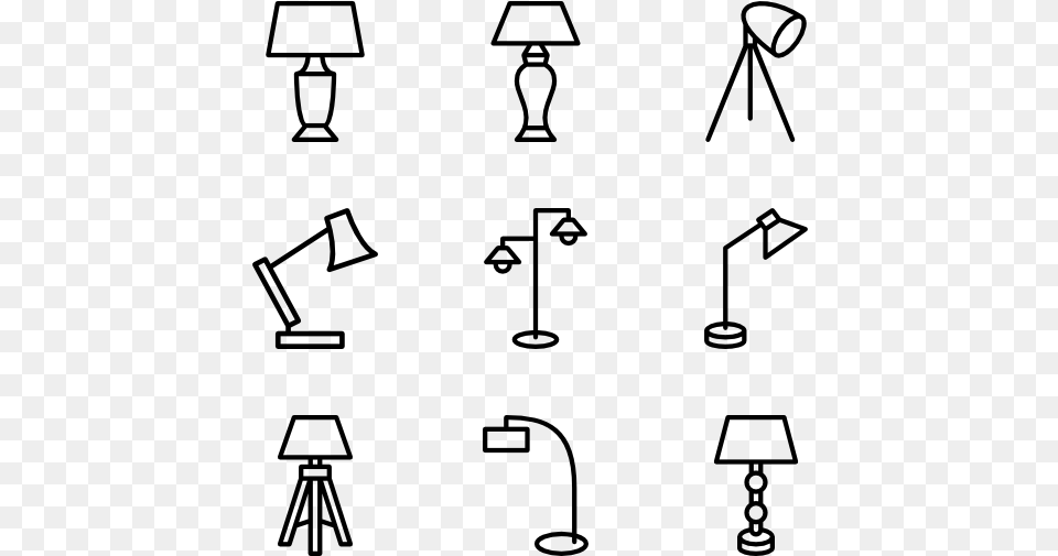 Lamps Lamp Vector, Gray Free Png Download