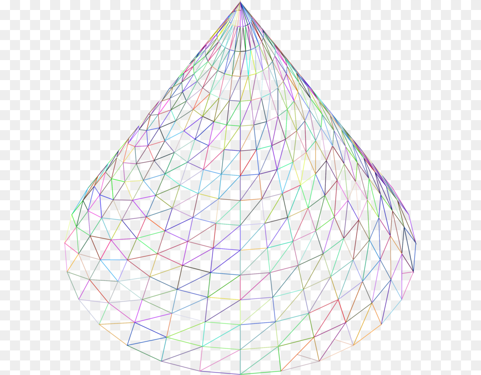 Lampshadetriangleparty Hat Wire Frame Model, Triangle, Sphere, Machine, Wheel Free Png