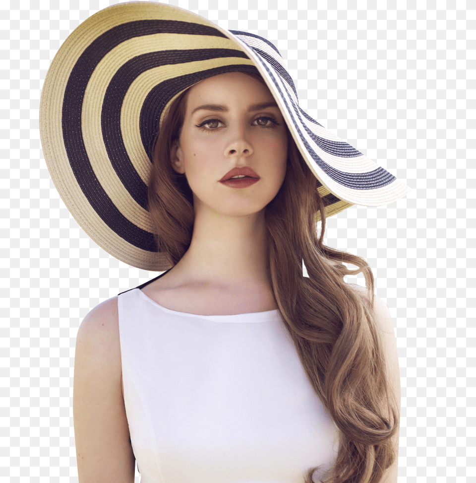 Lana Del Rey, Clothing, Hat, Sun Hat, Adult Free Png