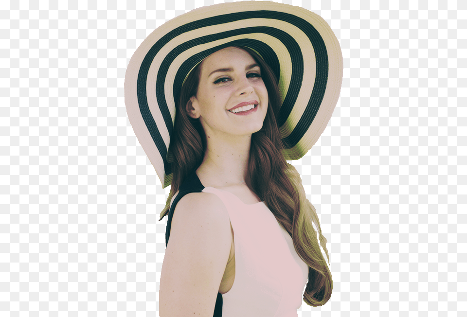 Lana Del Rey Hat, Clothing, Sun Hat, Adult, Female Png