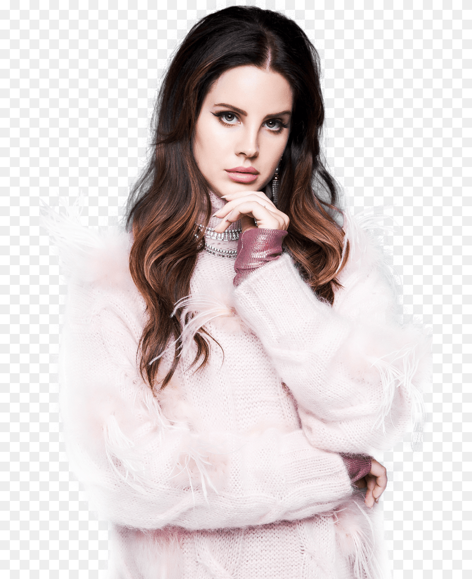 Lana Del Rey Transparent Background Ariana Grande Y Lana Del Rey, Woman, Adult, Clothing, Sleeve Free Png