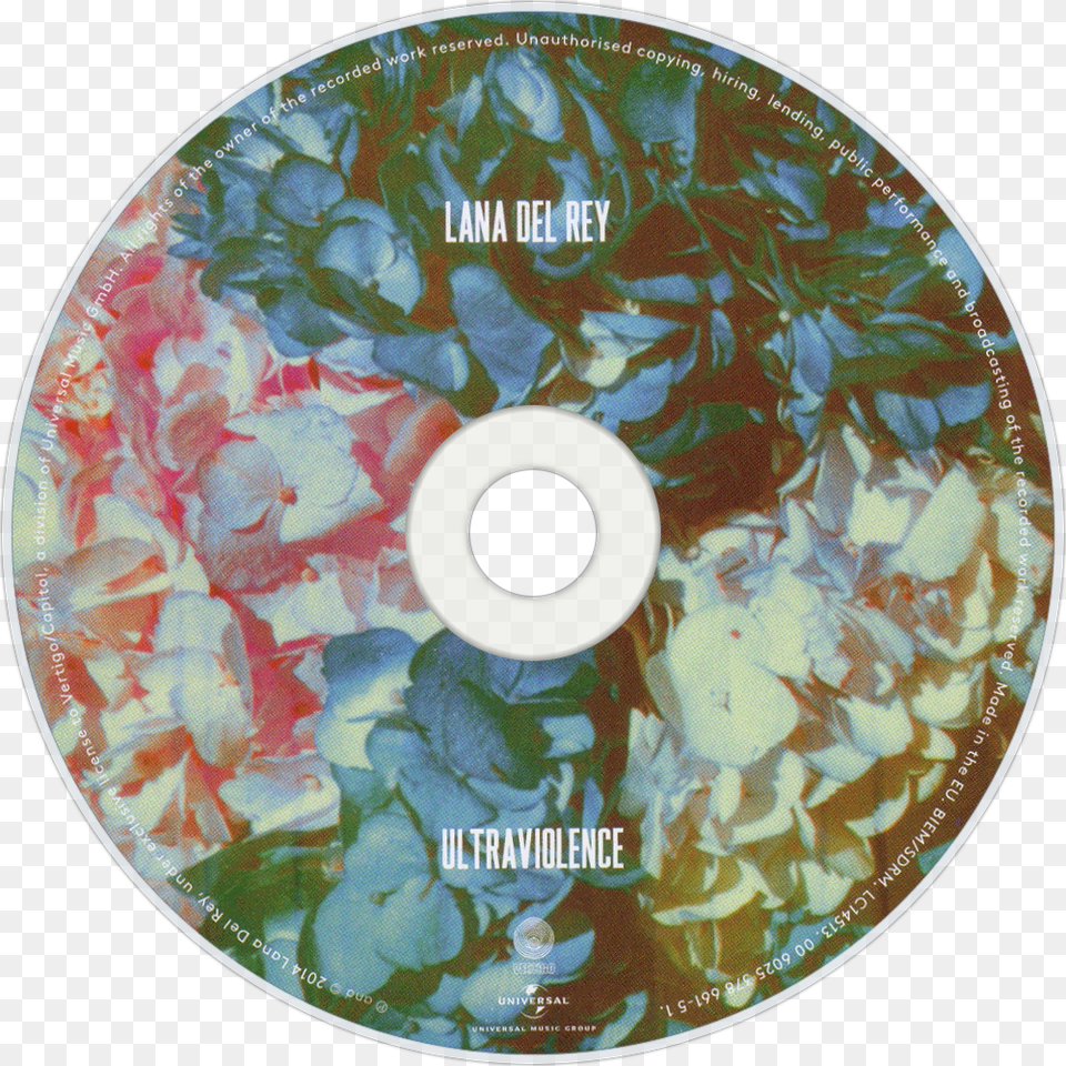 Lana Del Rey Ultraviolence Cd Cover, Disk, Dvd Free Png Download
