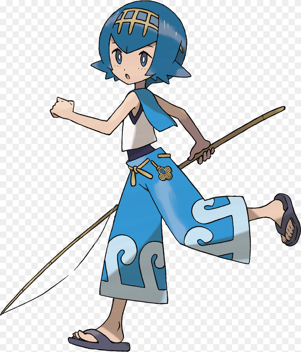 Lana Pokemon Sun And Moon, Book, Comics, Publication, Person Free Png