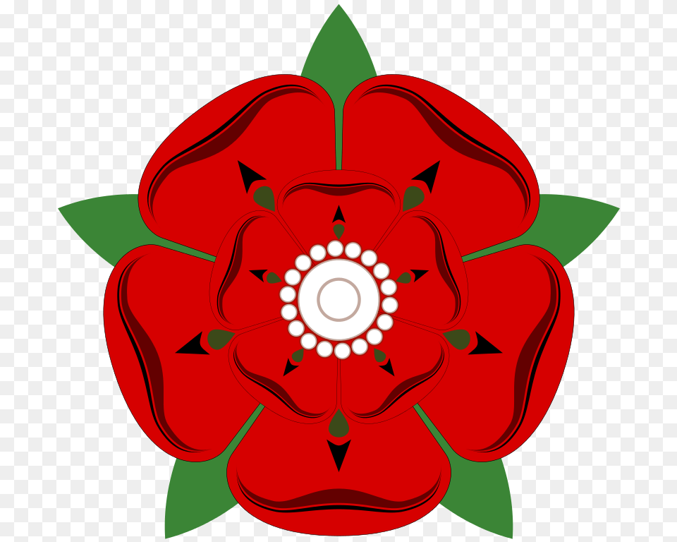 Lancashire Rose, Art, Graphics, Pattern, Floral Design Free Png Download