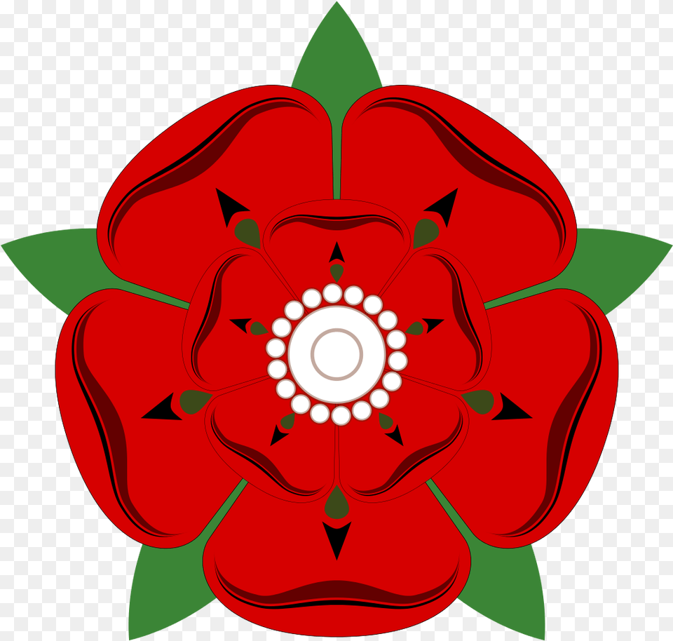 Lancashire Rose War Of The Roses Red, Art, Graphics, Pattern, Floral Design Png Image