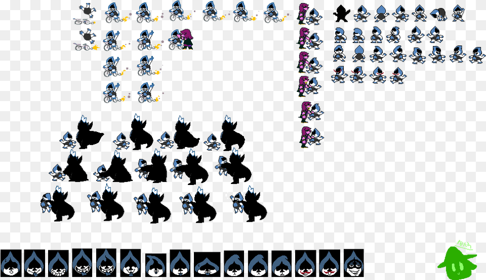 Lancer Deltarune Face Sprites, Text Png Image