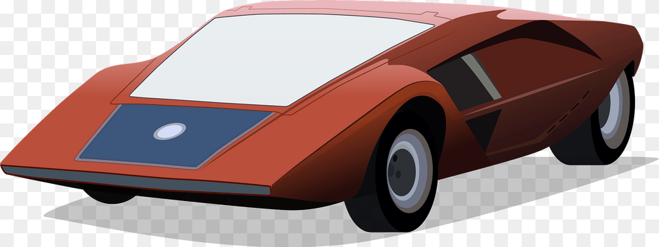 Lancia Bertone Stratos Hf Zero Clipart, Car, Coupe, Sports Car, Transportation Png Image