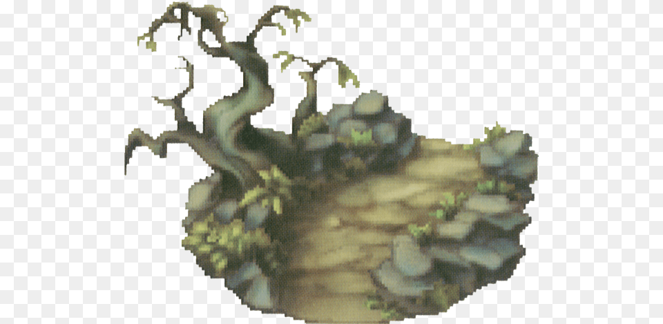 Land Luon Highway Legend Of Mana Luon Highway, Plant, Tree, Potted Plant, Art Png Image