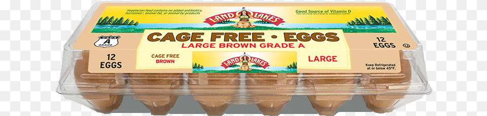 Land O Lakes Cage Brown Eggs, Food Free Transparent Png