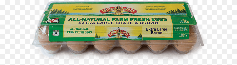 Land O Lakes Extra Large Brown Eggs, Food, Egg Free Transparent Png