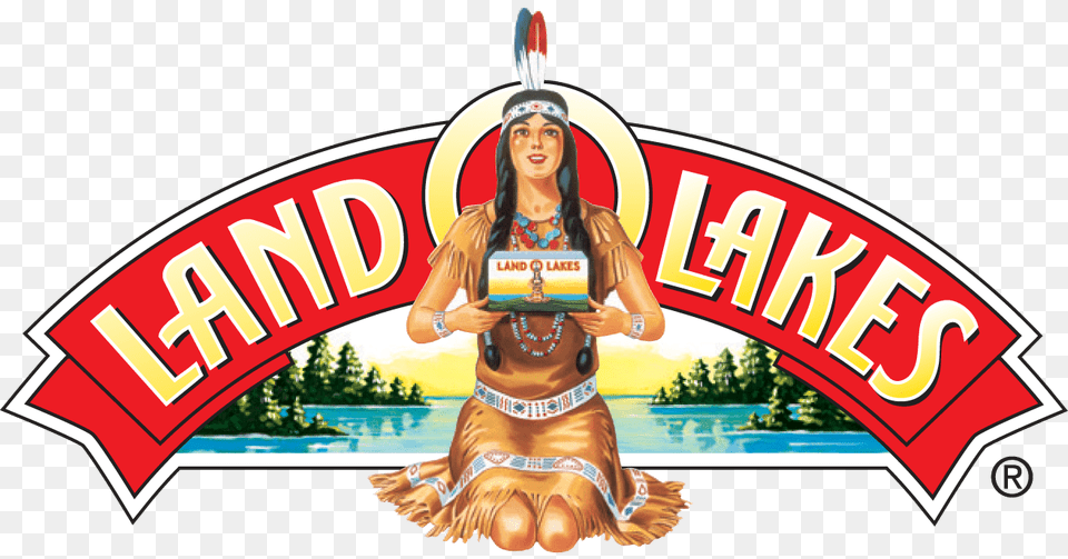 Land O Lakes Logo, Adult, Female, Person, Woman Free Transparent Png