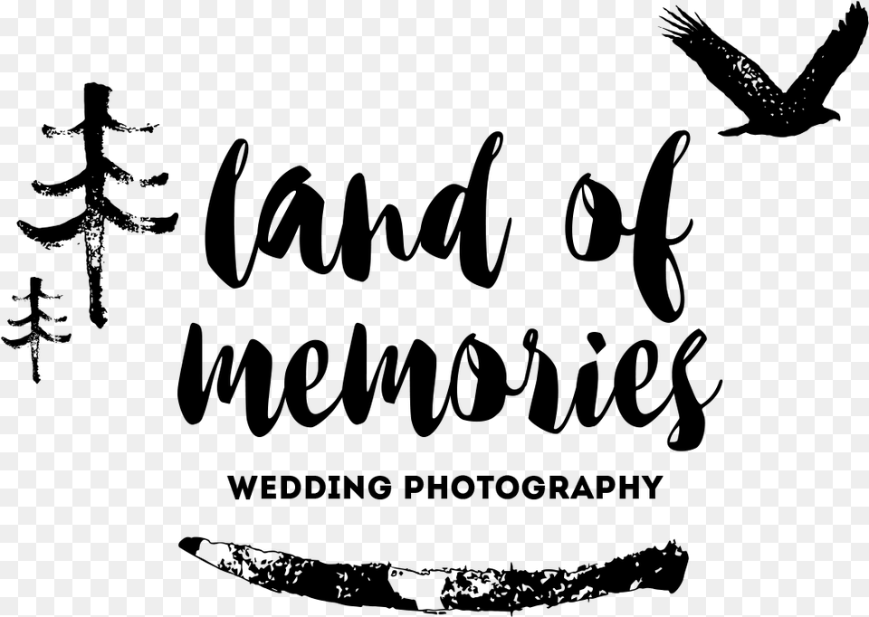 Land Of Memories Calligraphy, Gray Free Png