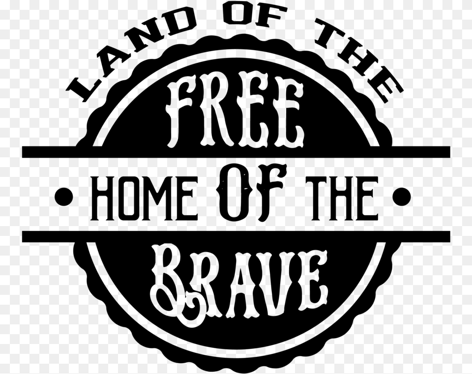 Land Of The Home Of The Brave Illustration, Gray Free Transparent Png