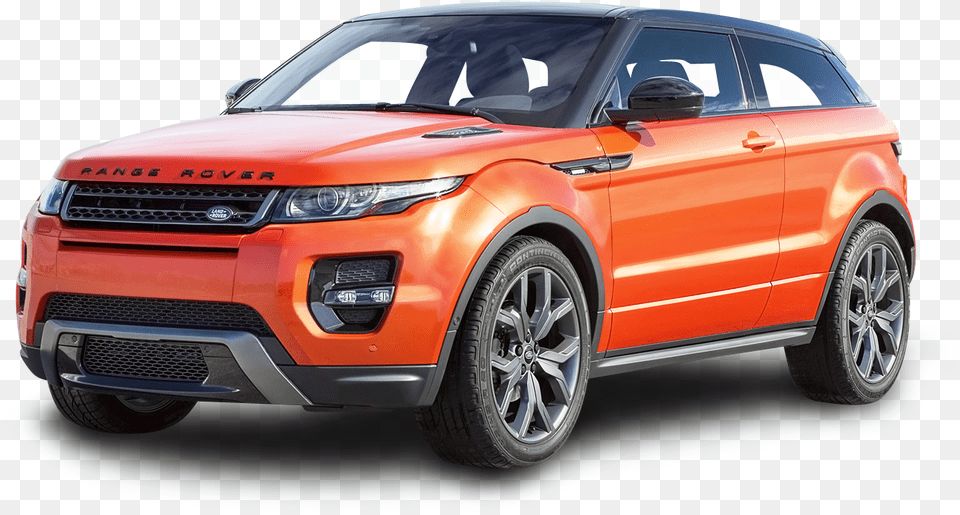 Land Rover Image Range Rover Evoque Orange, Suv, Car, Vehicle, Transportation Free Png