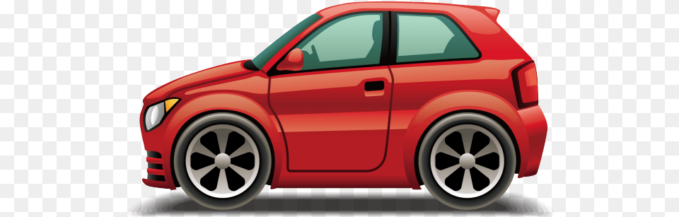 Land Transport Clipart Background Cartoon Car, Alloy Wheel, Vehicle, Transportation, Tire Free Transparent Png