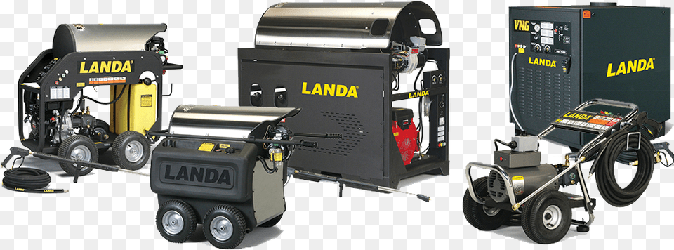 Landa Full Product Line Of Pressure Washers Landa Pressure Washer, Machine, Wheel, Device, Grass Free Png