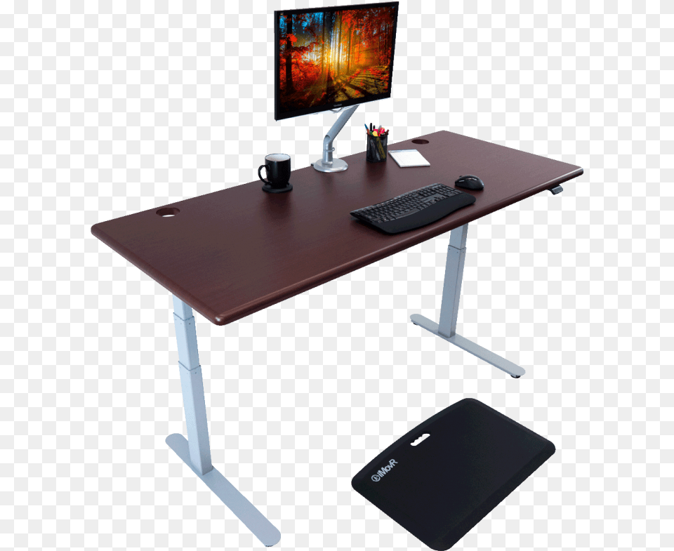 Lander Desk, Computer, Hardware, Furniture, Electronics Png Image